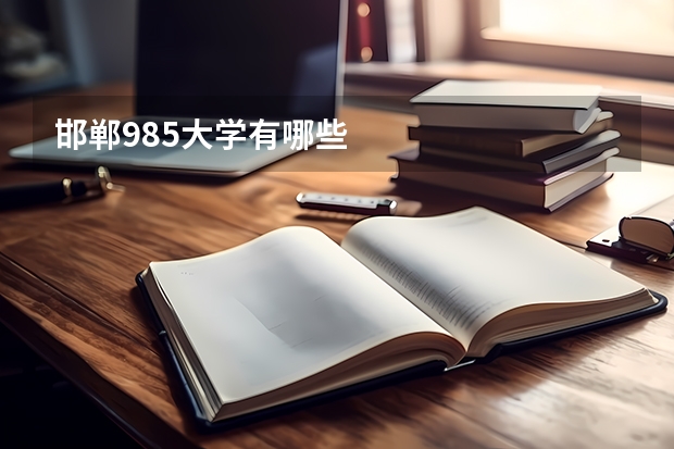 邯郸985大学有哪些