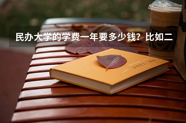 民办大学的学费一年要多少钱？比如二本的。