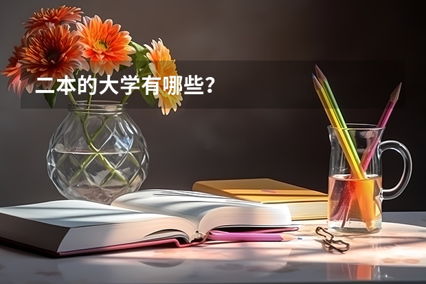 二本的大学有哪些？