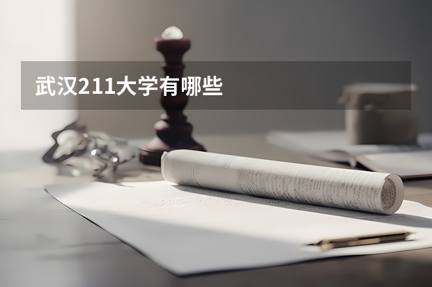 武汉211大学有哪些