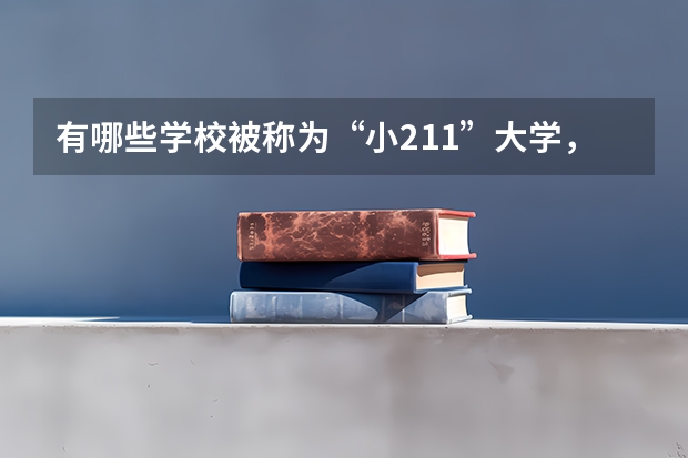 有哪些学校被称为“小211”大学，实力并不比211大学差？有推荐的吗？