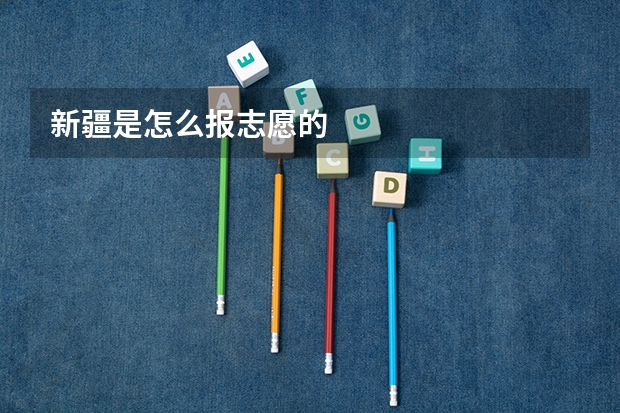 新疆是怎么报志愿的