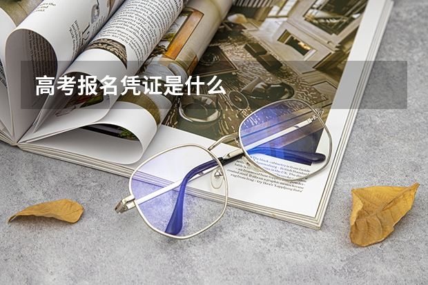 高考报名凭证是什么