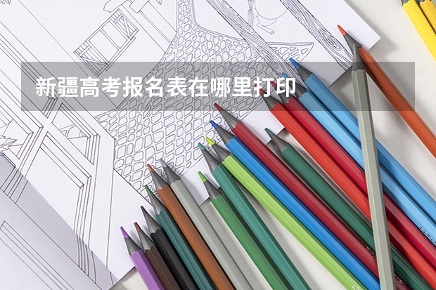 新疆高考报名表在哪里打印