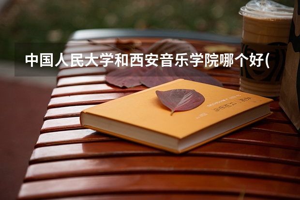 中国人民大学和西安音乐学院哪个好(近三年分数线一览)