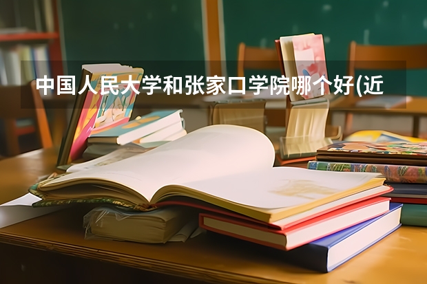 中国人民大学和张家口学院哪个好(近三年分数线一览)