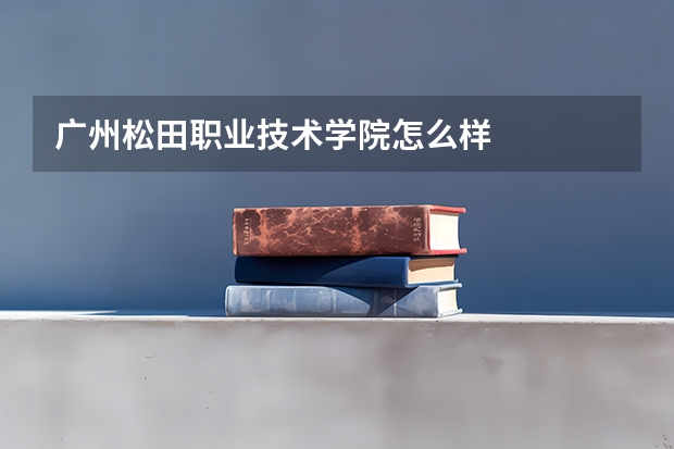 广州松田职业技术学院怎么样
