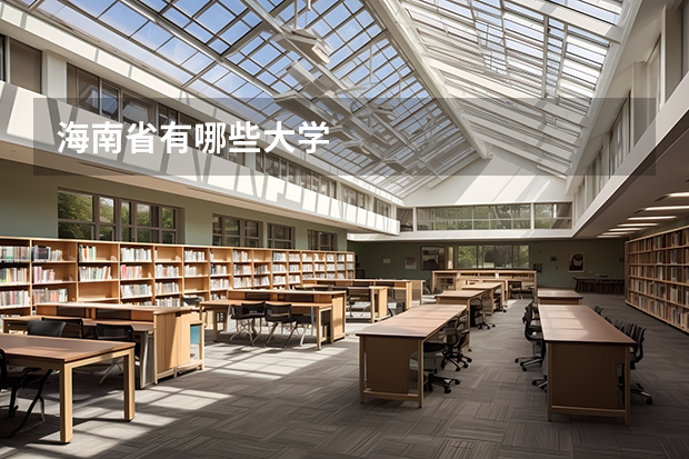 海南省有哪些大学