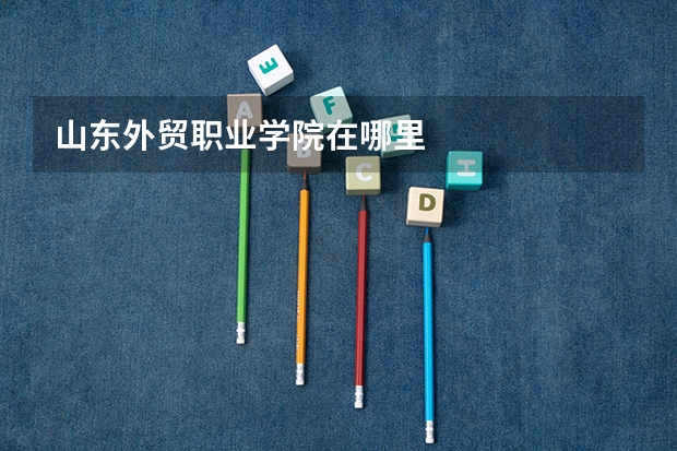 山东外贸职业学院在哪里