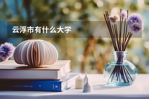 云浮市有什么大学