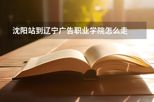 沈阳站到辽宁广告职业学院怎么走