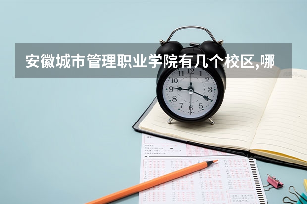 安徽城市管理职业学院有几个校区,哪个校区最好及各校区介绍