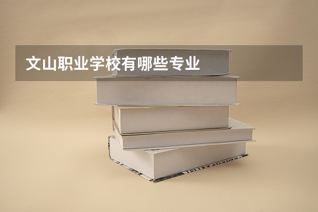 文山职业学校有哪些专业