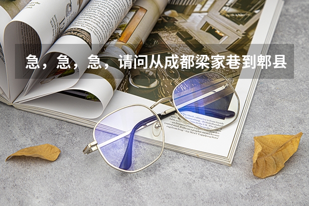 急，急，急，请问从成都梁家巷到郫县古城镇铁路卫生学院怎么走呀