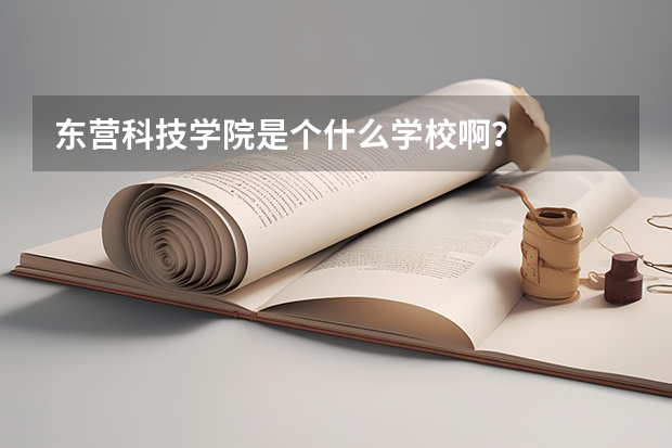 东营科技学院是个什么学校啊？