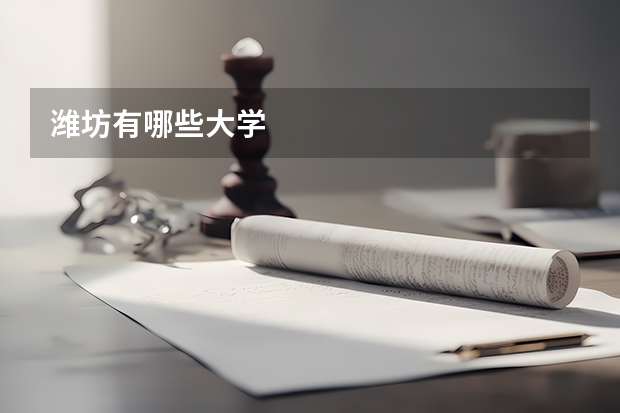 潍坊有哪些大学