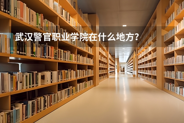 武汉警官职业学院在什么地方？