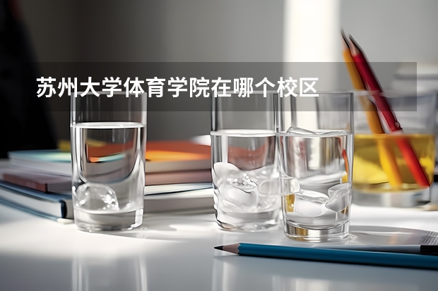 苏州大学体育学院在哪个校区