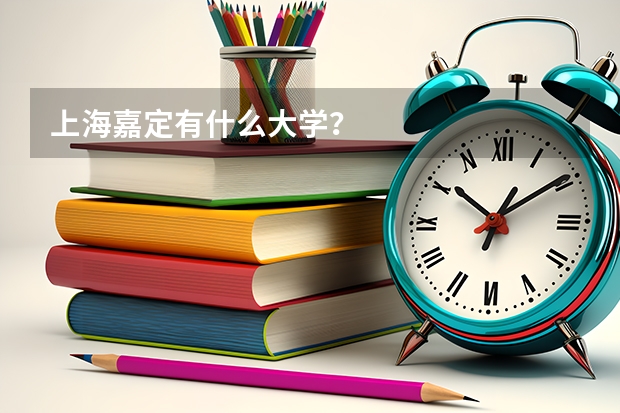 上海嘉定有什么大学？