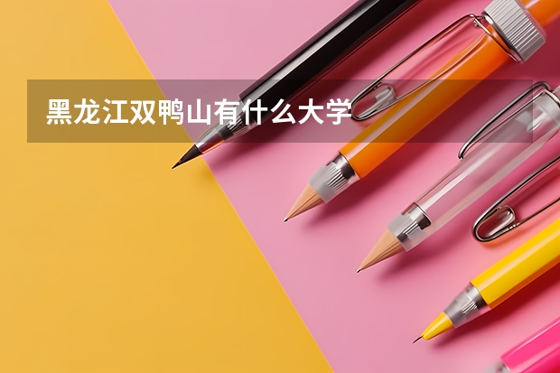 黑龙江双鸭山有什么大学