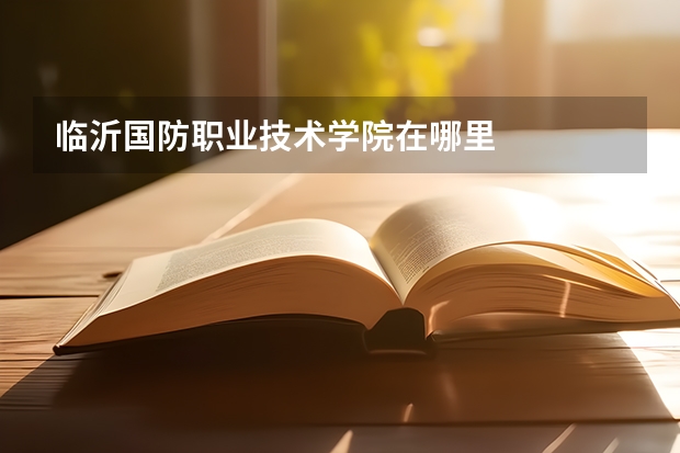 临沂国防职业技术学院在哪里