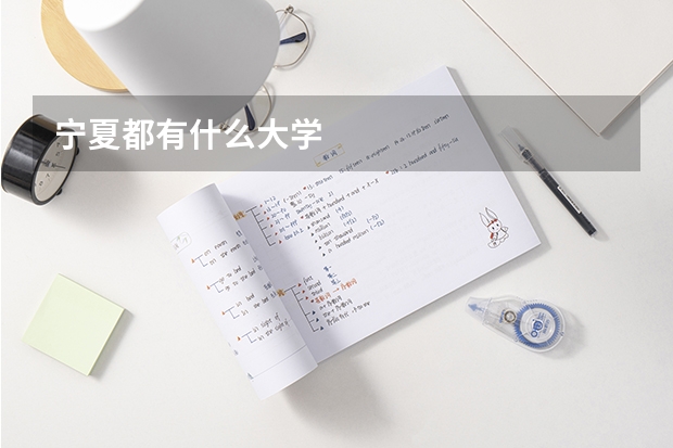 宁夏都有什么大学