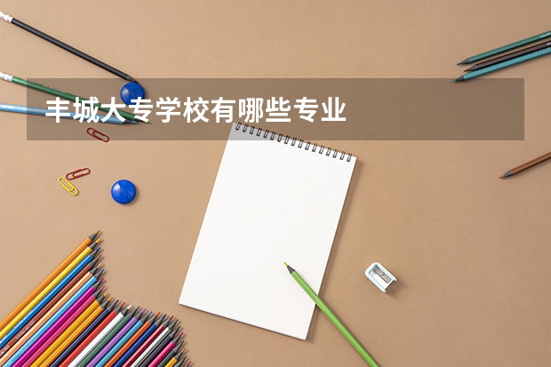 丰城大专学校有哪些专业