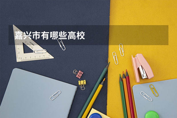 嘉兴市有哪些高校
