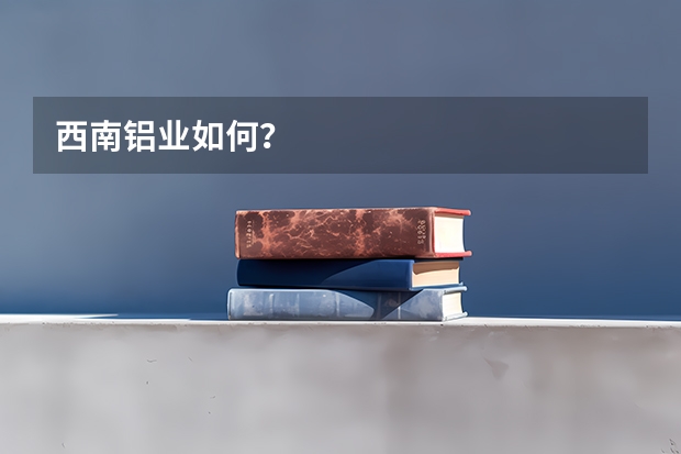 西南铝业如何？