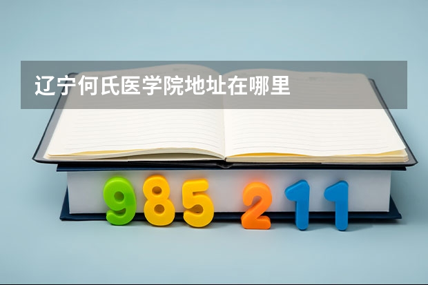 辽宁何氏医学院地址在哪里