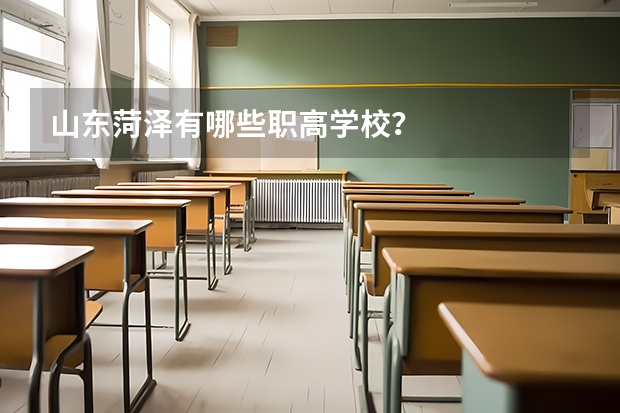 山东菏泽有哪些职高学校？