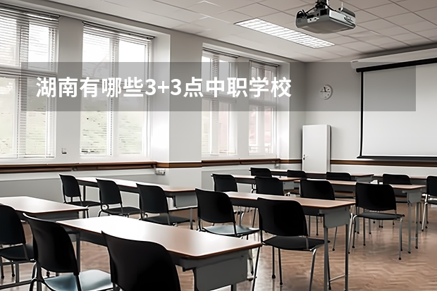 湖南有哪些3+3点中职学校