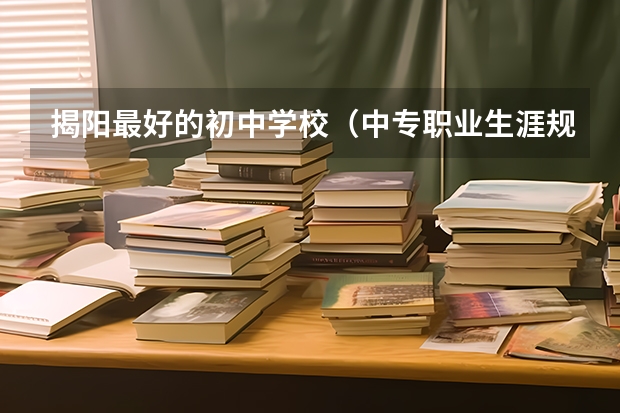 揭阳最好的初中学校（中专职业生涯规划书1000字左右）