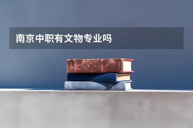 南京中职有文物专业吗